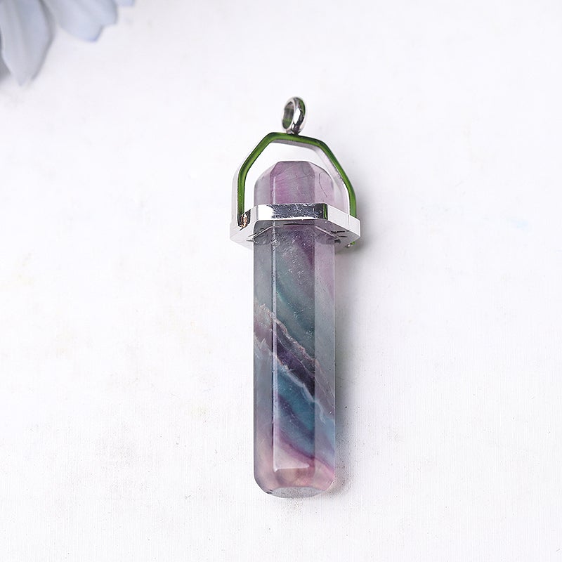 2.3" Fluorite Crystal Pendant Best Crystal Wholesalers