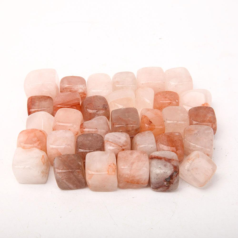 0.1kg Fire Quartz Cubes Bag bulk tumbled stone Best Crystal Wholesalers