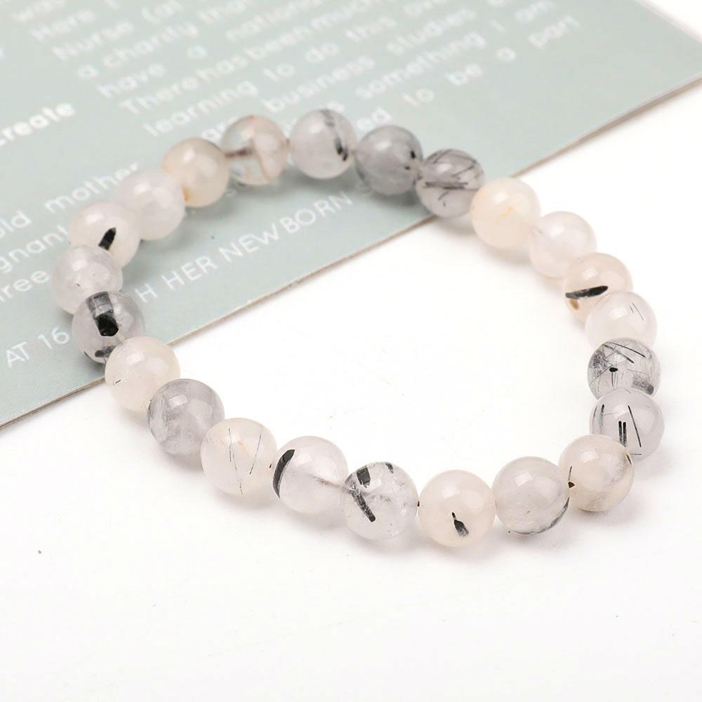 8mm Black Tourmaline Bracelet Best Crystal Wholesalers