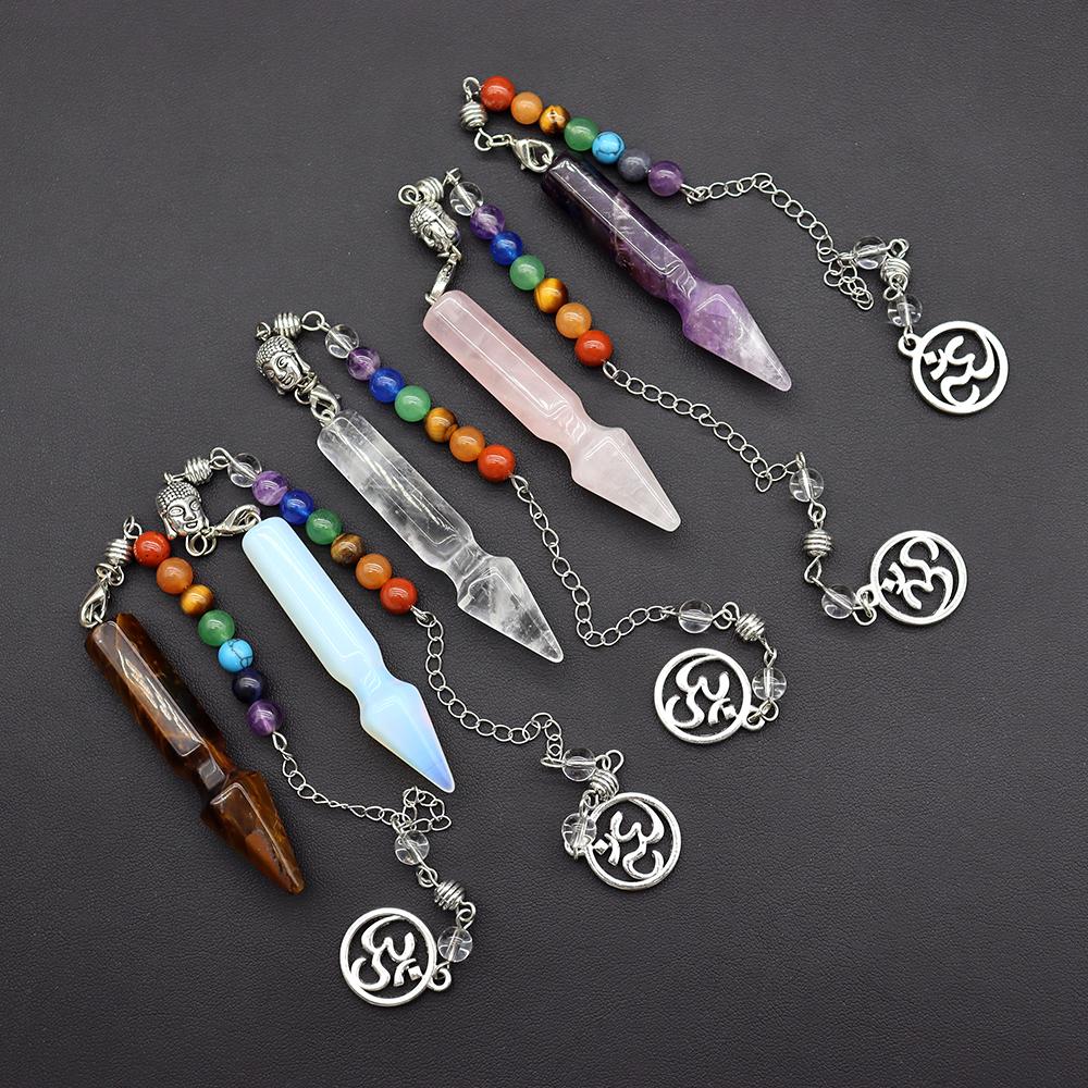 7 Chakra Healing Crystal Dowsing Pendulum Reiki Balance Meditation Jewelry Best Crystal Wholesalers