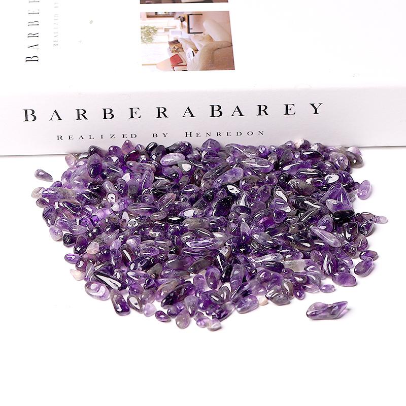 Purple Amethyst Chips- stones in bulk