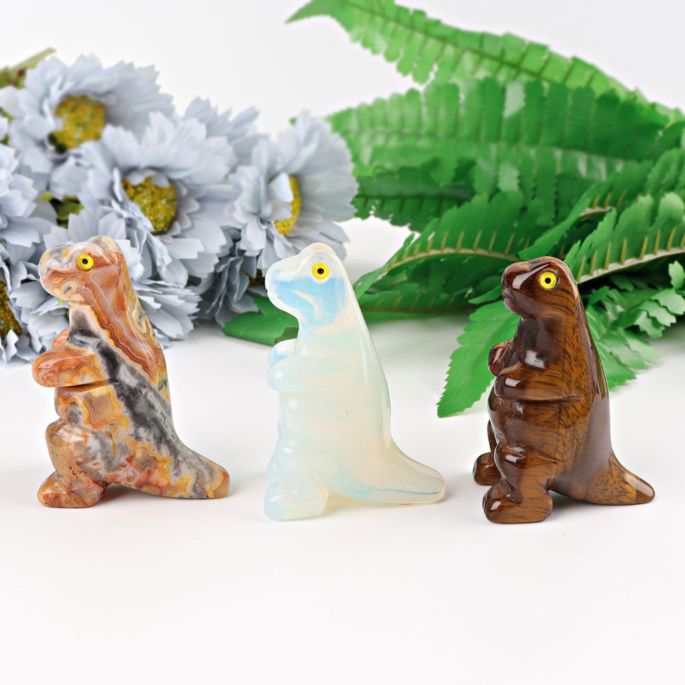 2.5" Dinosaur Crystal Carving Animal Bulk Best Crystal Wholesalers