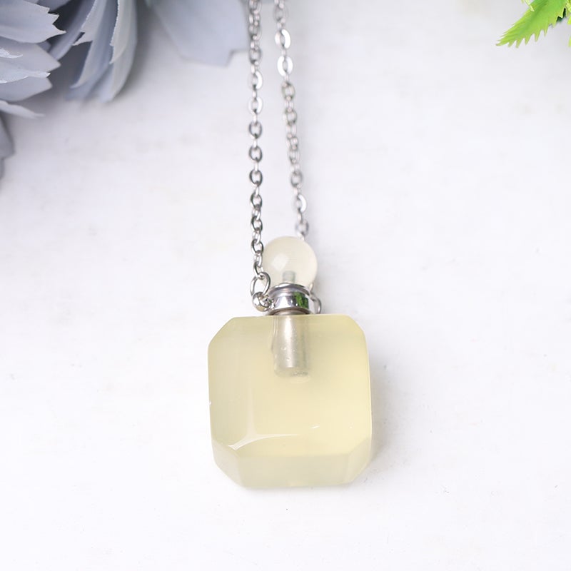 1.4" Empty Perfume Bottle Necklace DIY Best Crystal Wholesalers