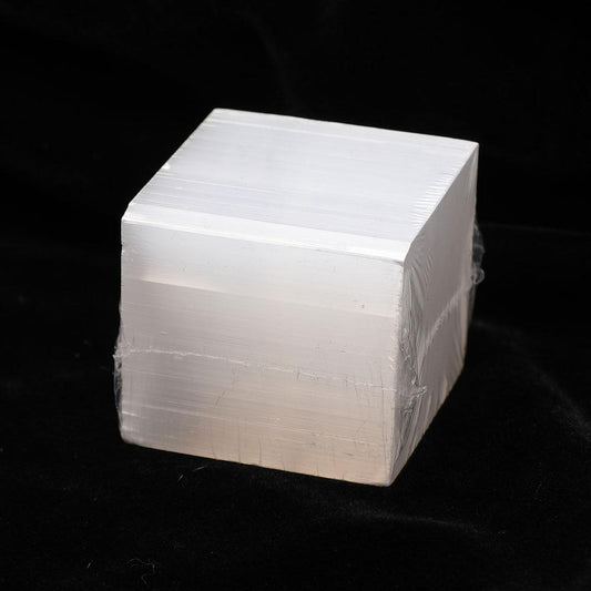1.8"  220g/pc Selenite Cubes bulk tumbled stone Best Crystal Wholesalers