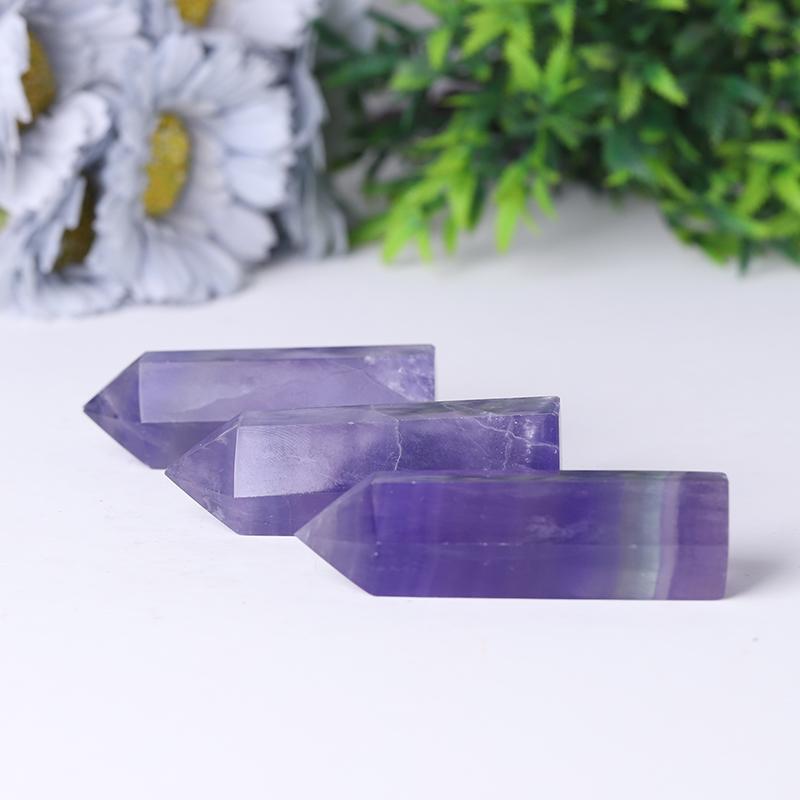 Natural Healing Stone Purple FluoriteTowers Points Bulk Best Crystal Wholesalers