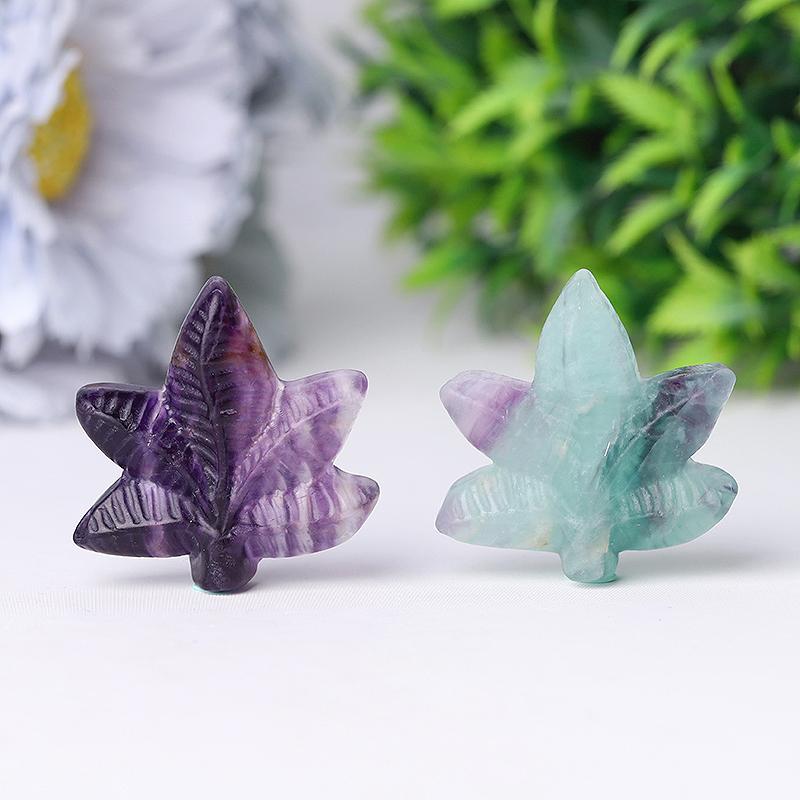 Fluorite Leaf Crystal Carvings Plants Bulk Best Crystal Wholesalers