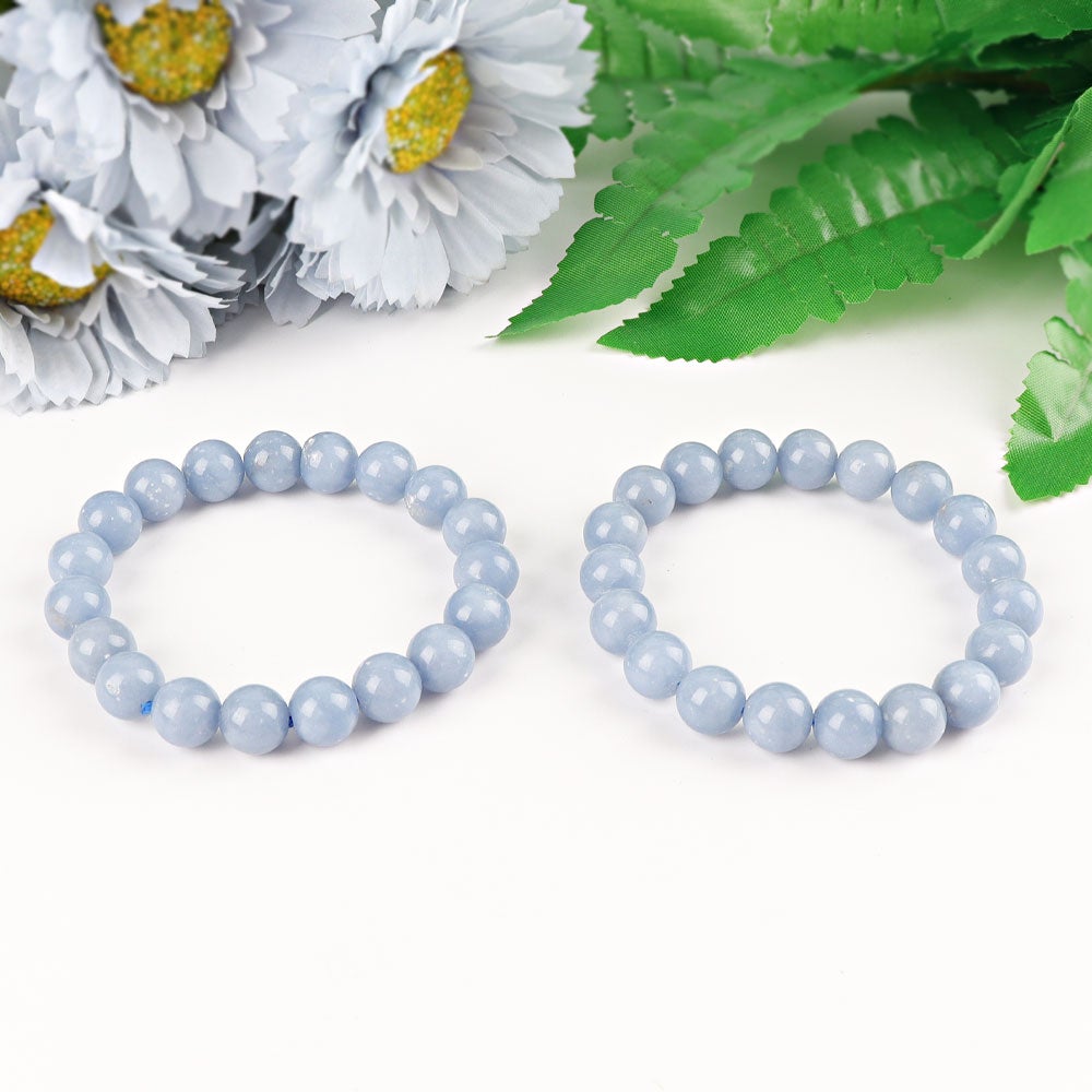 Blue angelite Bracelet for sales