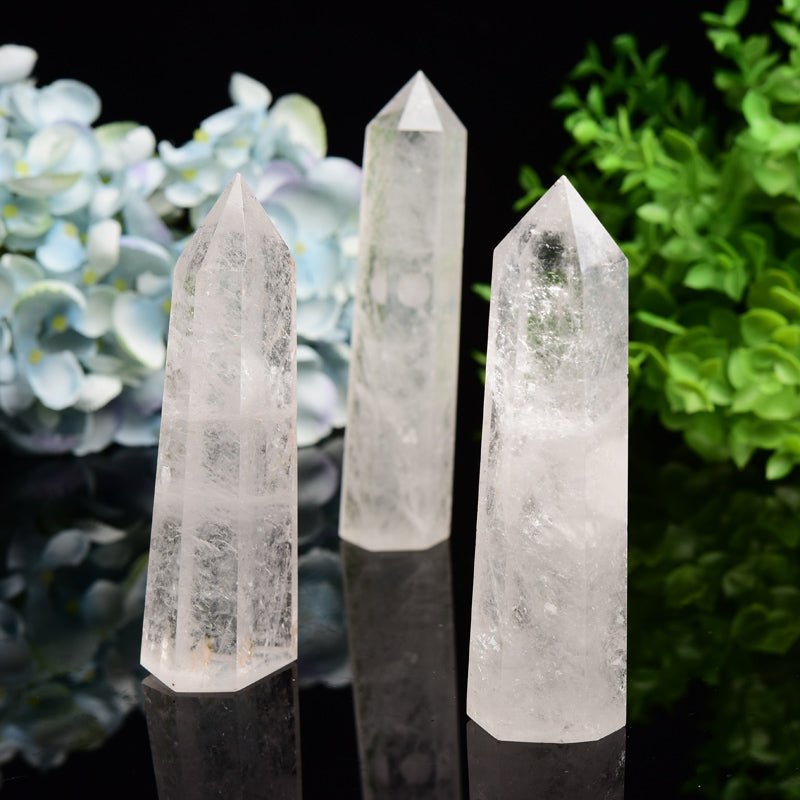 5.0"-5.5" Clear Quartz CrystaL Tower Bulk Crystal Wholesale Suppliers