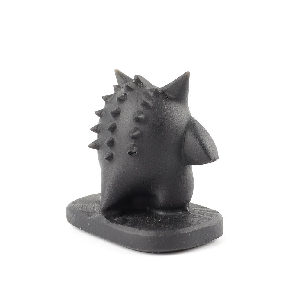 2" Black Obsidian Gengar Carving