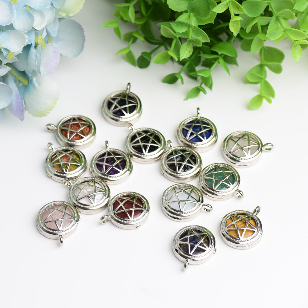 1.0" Mixed Crystal Pentagram Pendant Bulk WholesaleBest Crystal Wholesalers