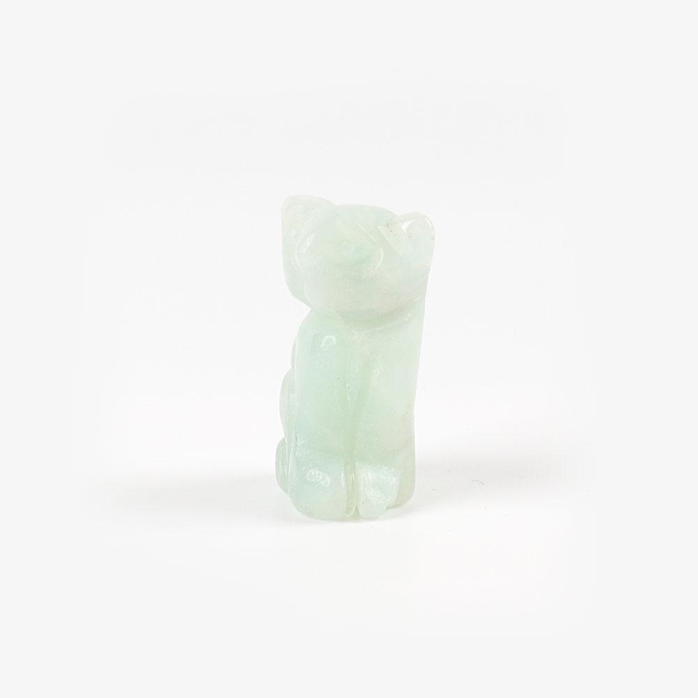 Sky Blue Mini Cat Carvings Animal Bulk Best Crystal Wholesalers