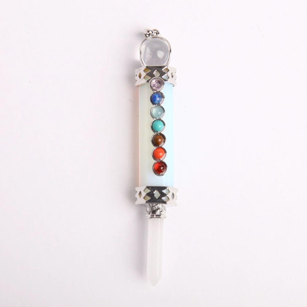 Crystal Jewelrys 7 Chakra Pendulum Crystal Point Best Crystal Wholesalers