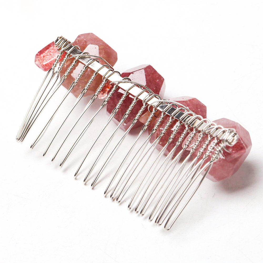 Strawberry Quartz Crystal Crown Comb Best Crystal Wholesalers