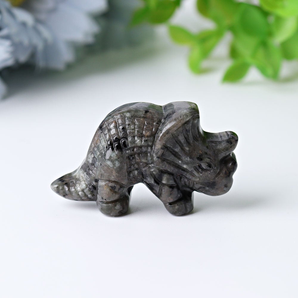 1.7" Yooperlite Dinosaur Mini Crystal Carvings Animal Bulk Best Crystal Wholesalers