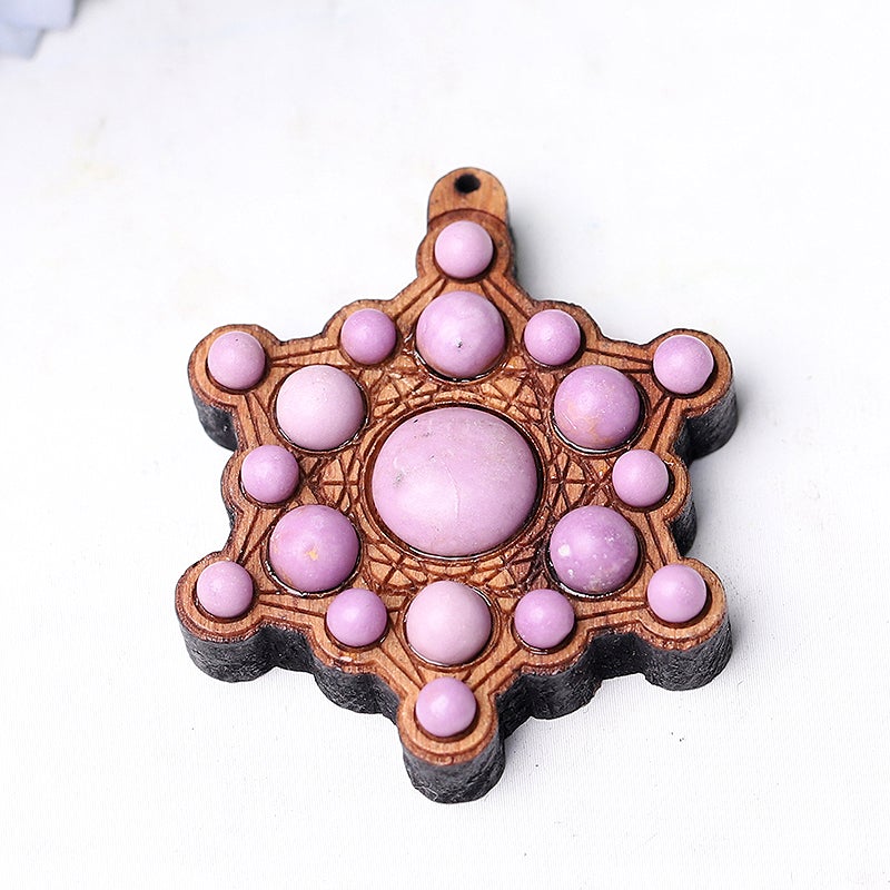 Wooden Chakra Crystal Pendant Best Crystal Wholesalers