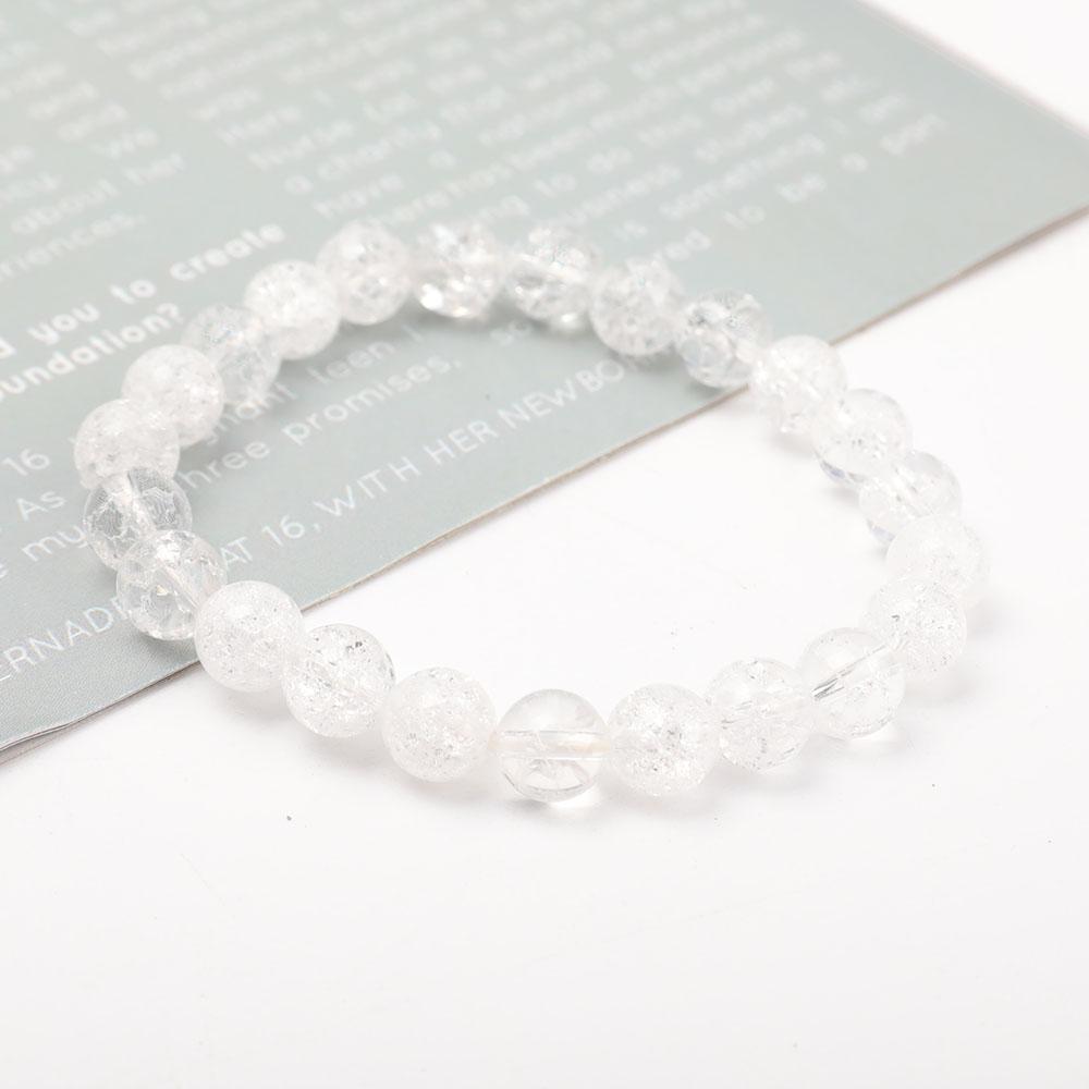 Crack Clear Quartz Bracelet Best Crystal Wholesalers