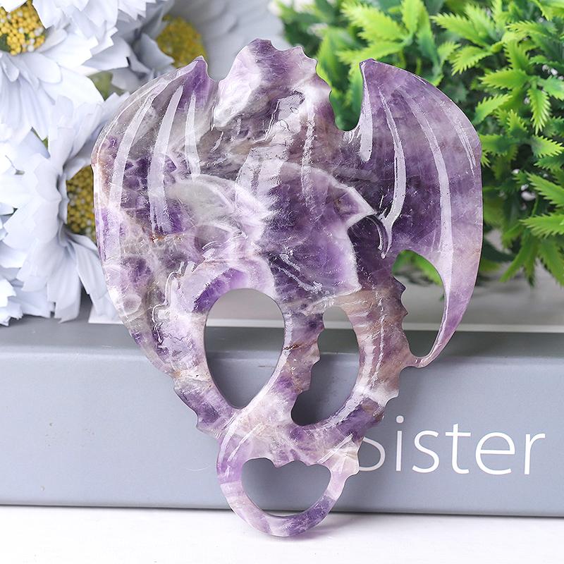 4" High Quality Dragon Crystal Carvings Animal Bulk for Decoration Best Crystal Wholesalers