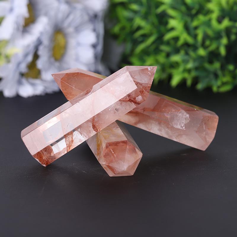 Natural High Quality Fire Quartz Towers Points Bulk Healing Crystal