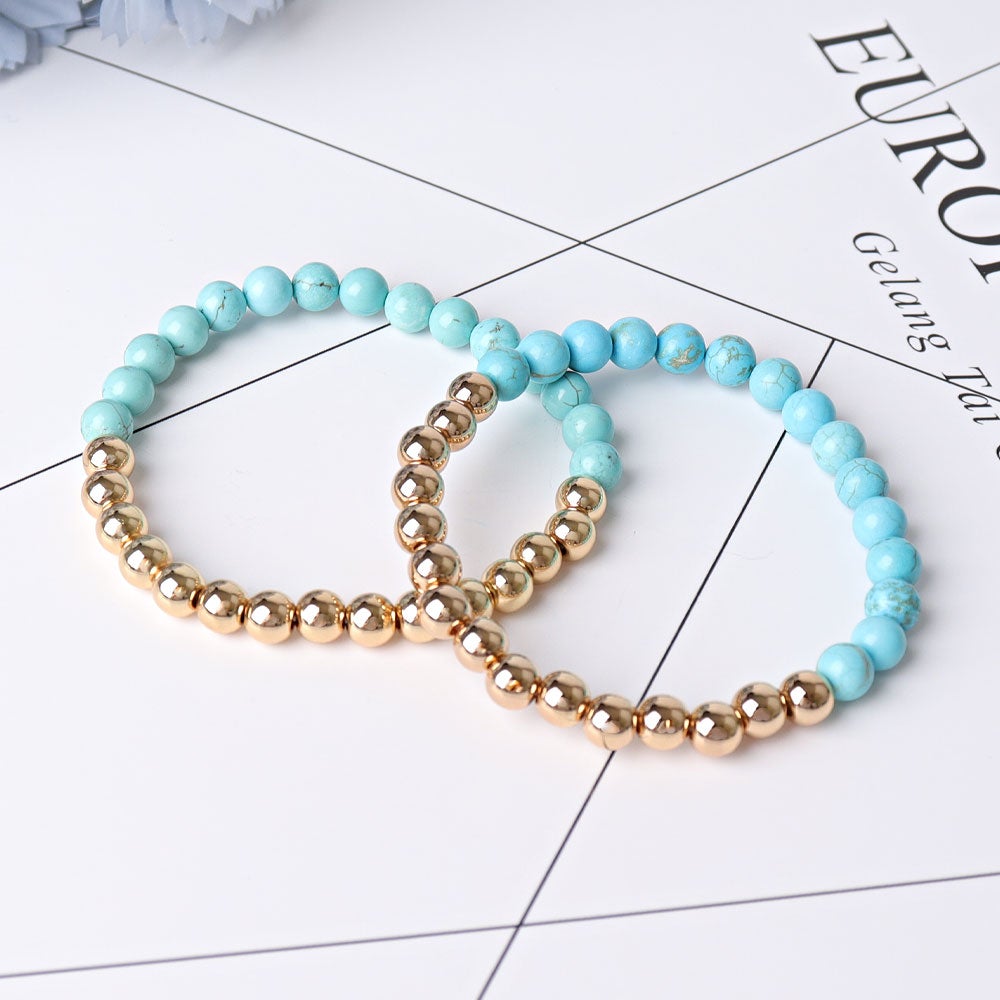 6mm Turquoise Crystal Bracelet Best Crystal Wholesalers