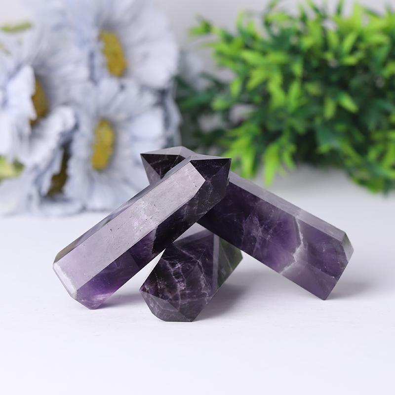 Natural Dream Chevron-Amethyst Towers Points Bulk Best Crystal Wholesalers