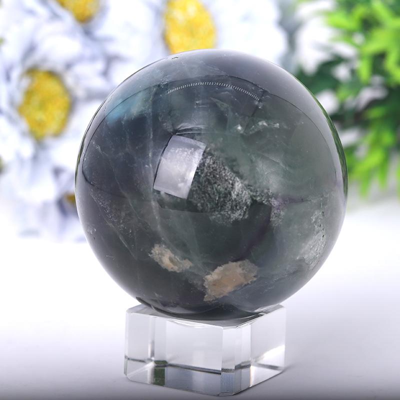 2.0"-4.0" Fluorite Sphere Best Crystal Wholesalers