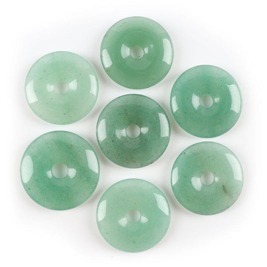 Aventurine Round Crystal Donut Pendant Best Crystal Wholesalers