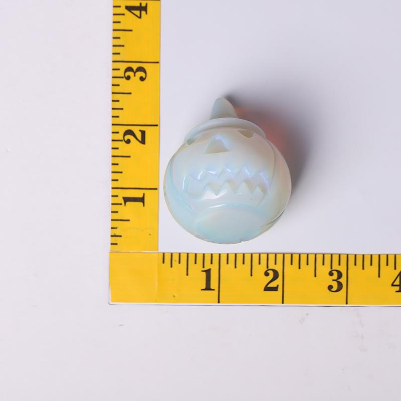 2" Opalite Pumpkin Crystal Carvings for Halloween Best Crystal Wholesalers