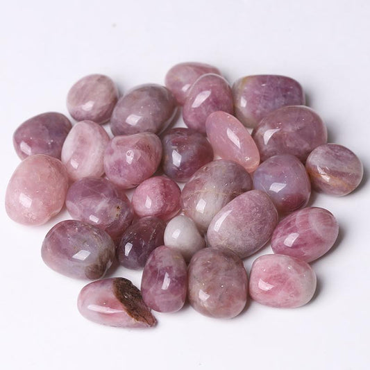 Purple Rose Quartz Tumbles in Bulk