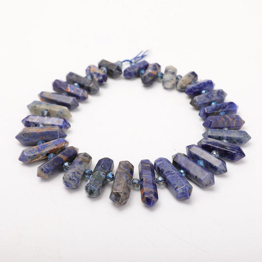 Sodalite Crystal Point Necklace Best Crystal Wholesalers