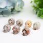 0.92" Mexican Agate Mini Skull Crystal Carving Bulk Wholesale