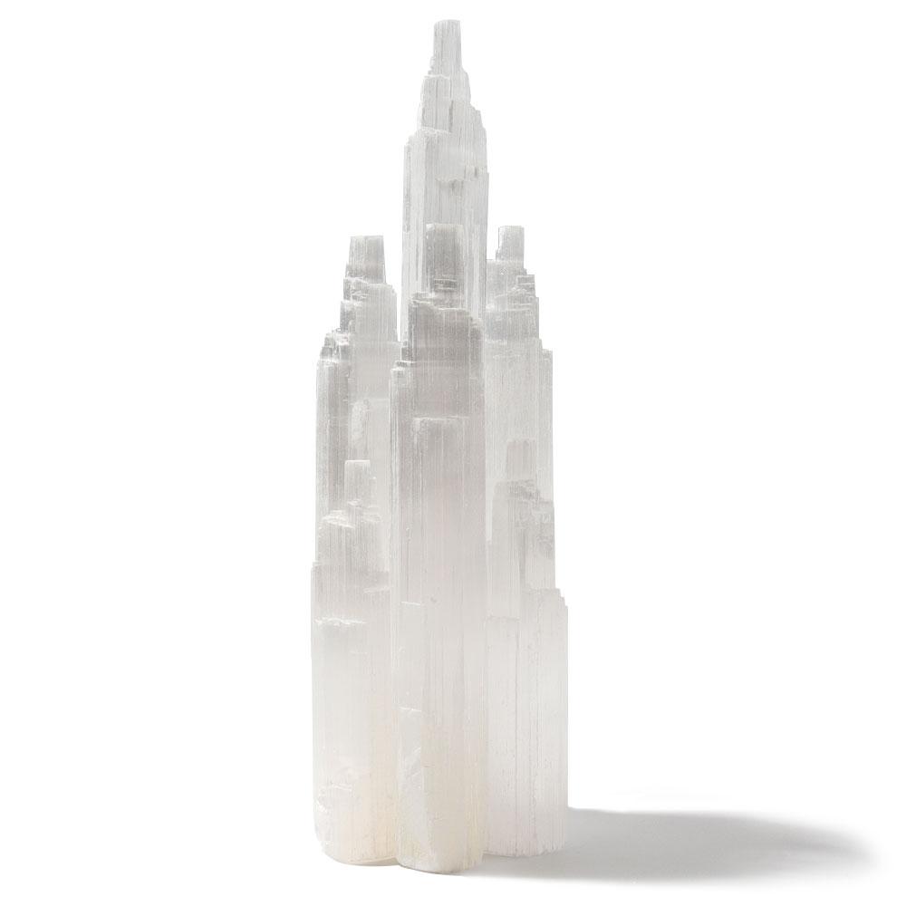 7.5" Selenite Towers Points Bulk Skyscraper  Best Crystal Wholesalers