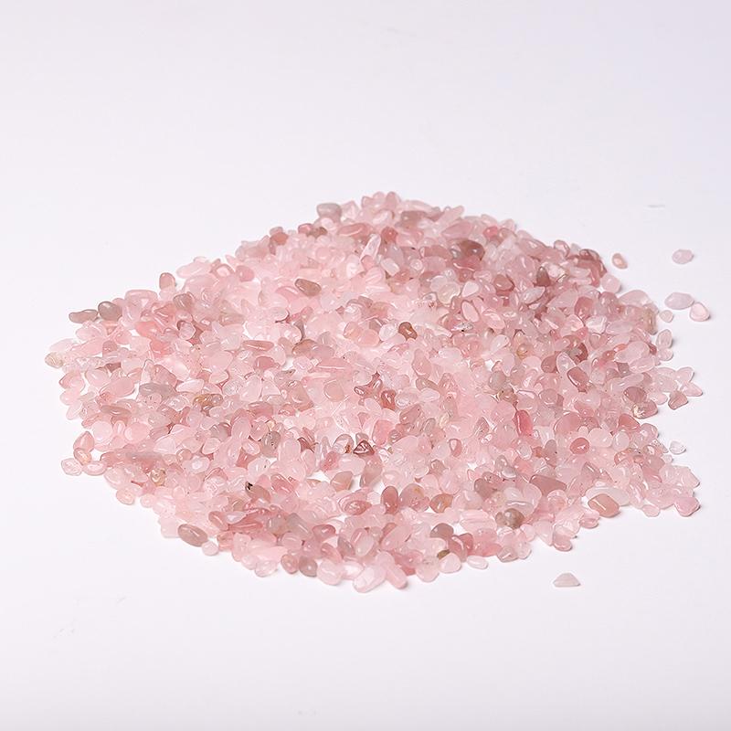 100g. natural Rose quartz chips