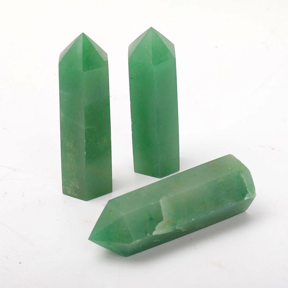 3" Green Aventurine Towers Points Bulk Best Crystal Wholesalers