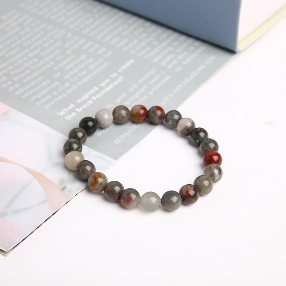 8mm Blood Stone Crystal Bracelet Best Crystal Wholesalers