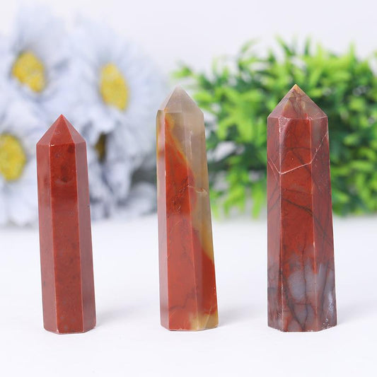 Red Jasper Towers Points Bulk HealingBest Crystal Wholesalers