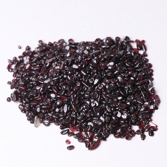 0.1kg High Quality 5-7mm Natural Garnet Chips Best Crystal Wholesalers