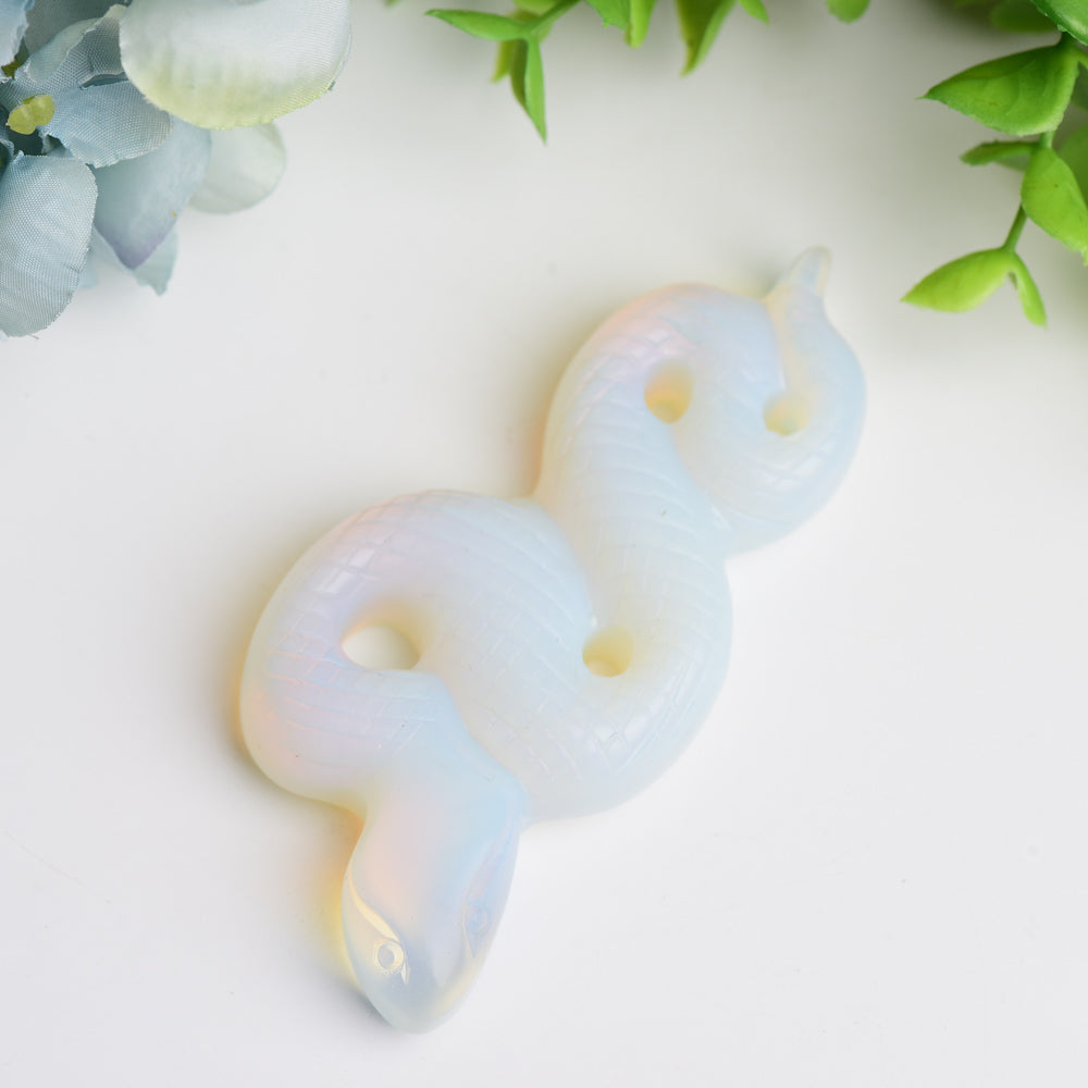 4.0" Snake Crystal Carving Animal  Bulk Best Crystal Wholesalers