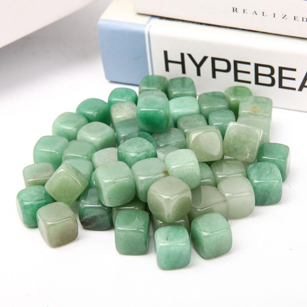 0.1kg Green Aventurine Cubes bulk tumbled stone Best Crystal Wholesalers