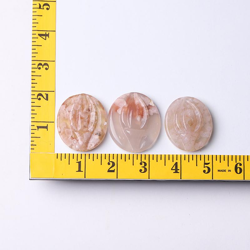 1.5" Flower Agate Crystal Carvings Best Crystal Wholesalers