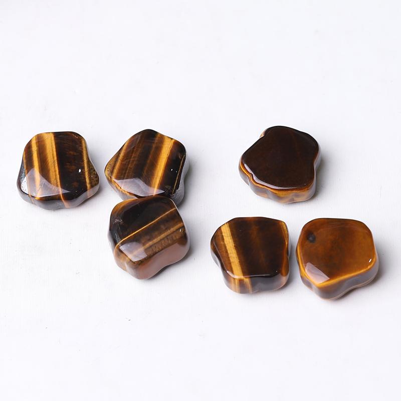 0.7" Tiger Eye Cat Paw Crystal Carvings Animal Bulk Best Crystal Wholesalers