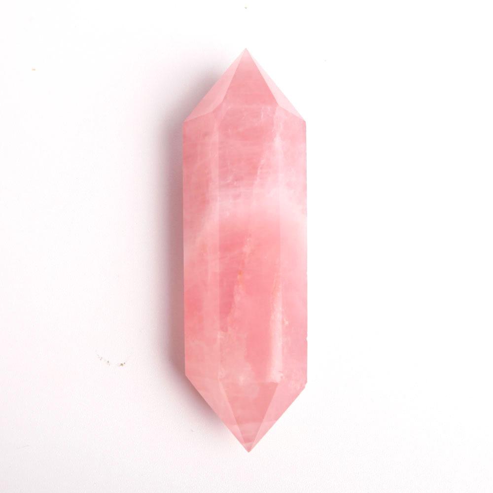 Set of 3 Rose Quartz Double Terminated Towers Points Bulk Best Crystal Wholesalers