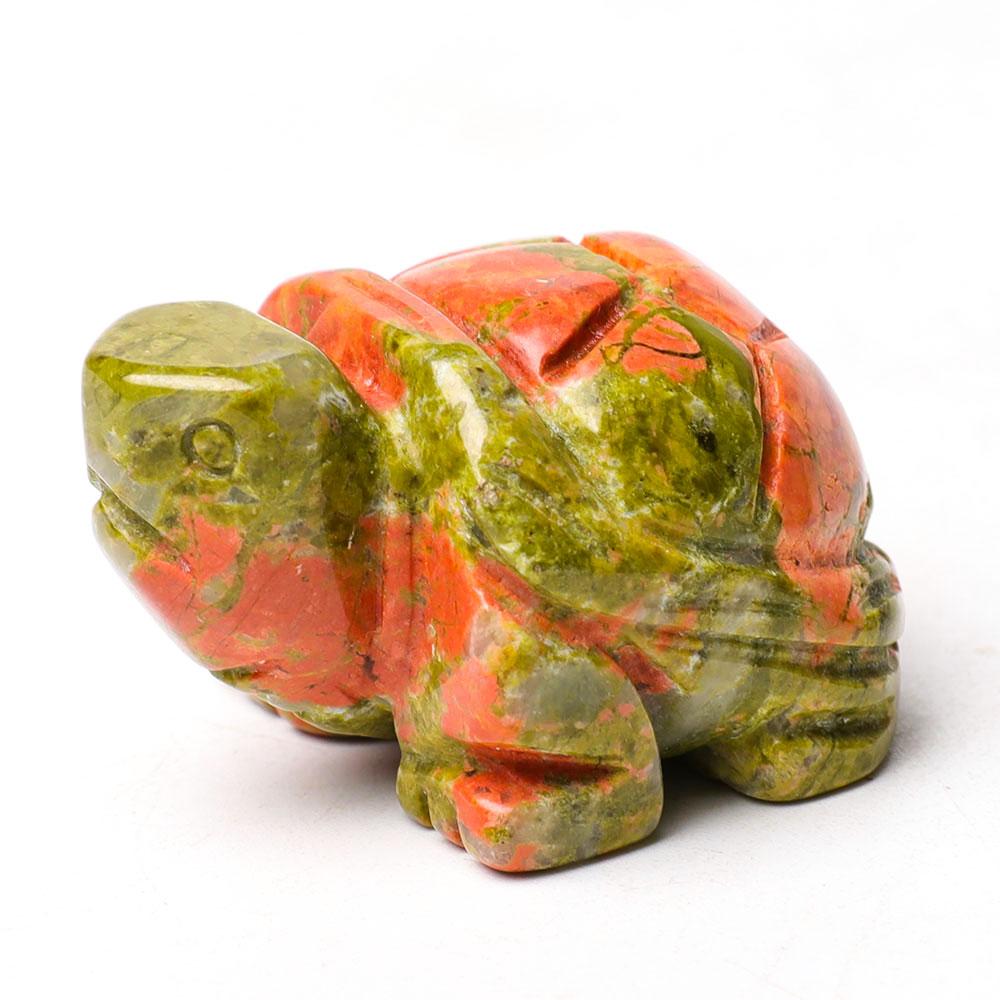 1.5" Crystal Carving Turtles Animal Bulk Best Crystal Wholesalers