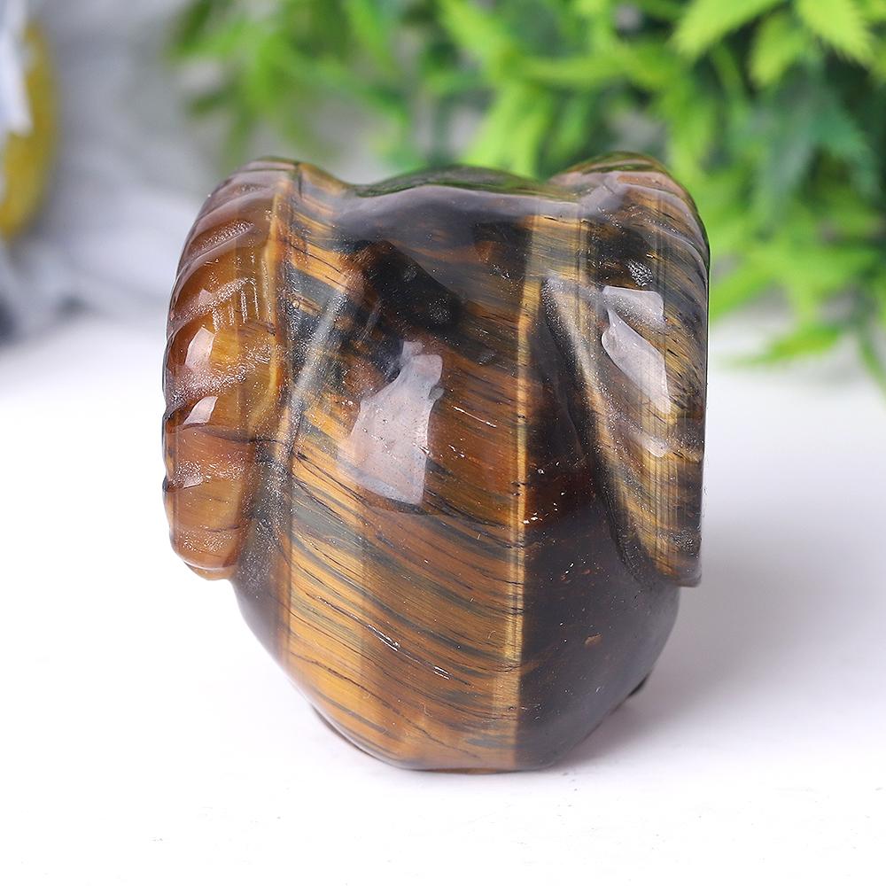 Tiger Eye Crystal Skull Carvings Best Crystal Wholesalers