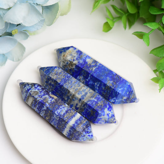 2.8" Lapis Double Terminated Crystal Points Towers Bulk Best Crystal Wholesalers