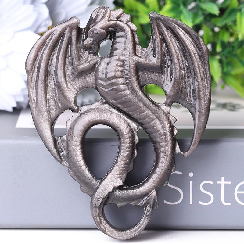 4" High Quality Dragon Crystal Carvings Animal Bulk for Decoration Best Crystal Wholesalers