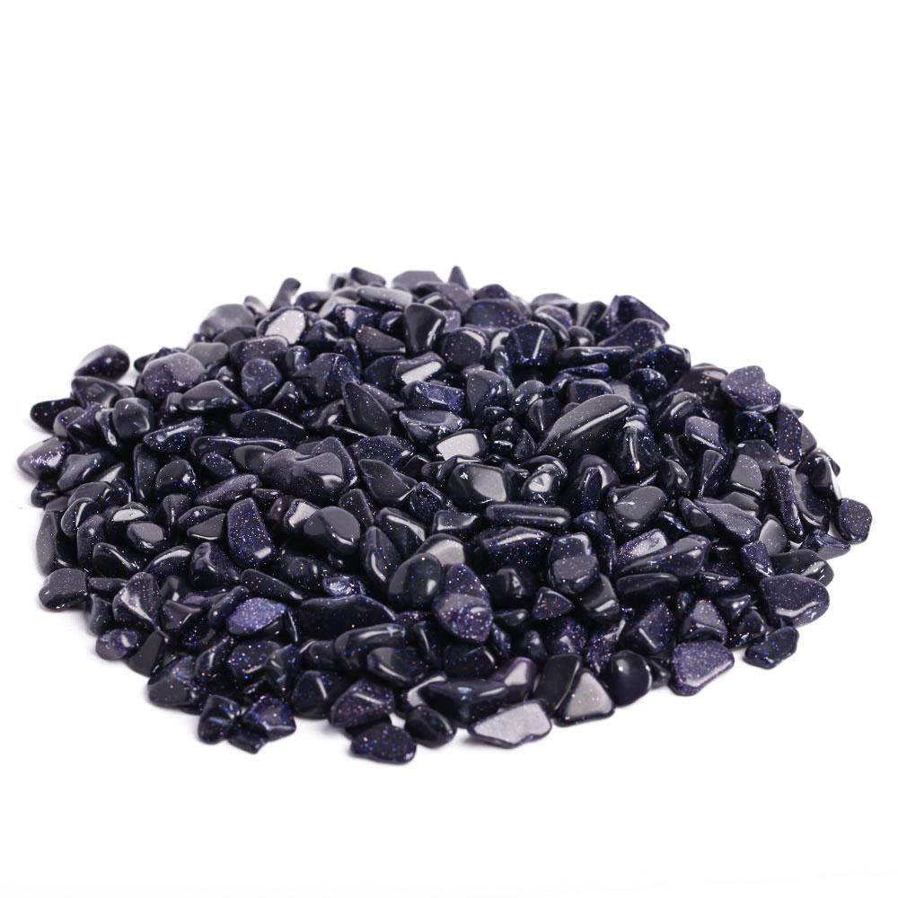 0.1kg Blue Sand Stone Crystal Chips Best Crystal Wholesalers