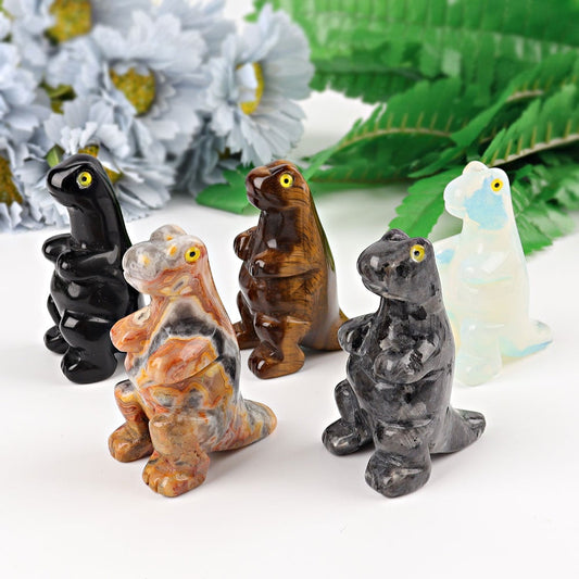 2.5" Dinosaur Crystal Carving Animal Bulk Best Crystal Wholesalers