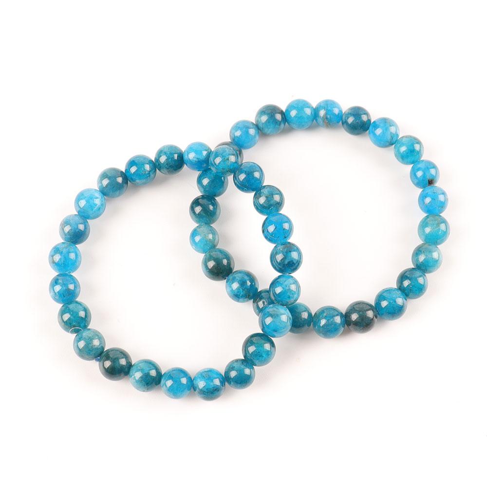 8mm Blue Apatite Bracelet Best Crystal Wholesalers