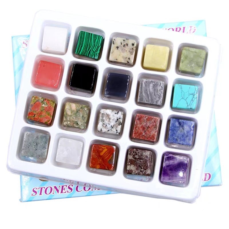 Mixed Crystal Cubes Box Crystal bulk tumbled stone wholesale suppliers