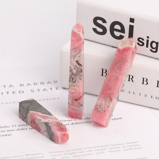 Set of 3 Rhodochrosite Towers Points Bulk Best Crystal Wholesalers